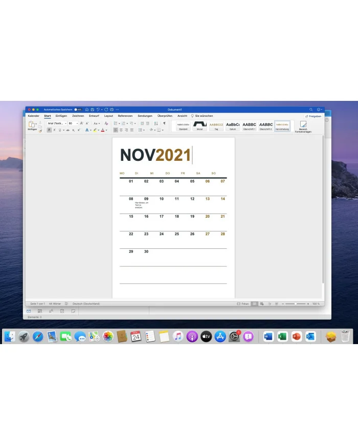 Microsoft Office 2021 Standard Mac