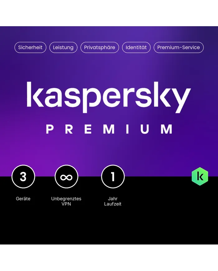 Kaspersky Premium – 3 Geräte, 1 Jahr Kaspersky Premium – 3 Geräte, 1 Jahr
