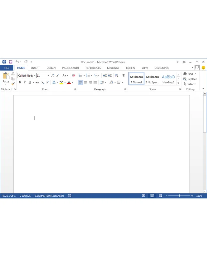 Microsoft Word 2013