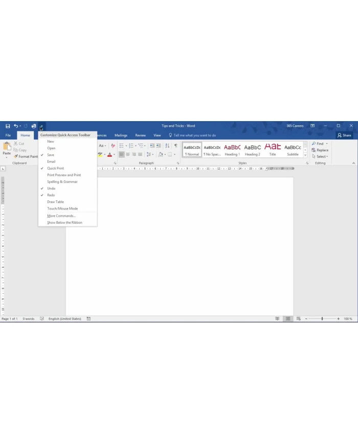 Microsoft Word 2016 MAC