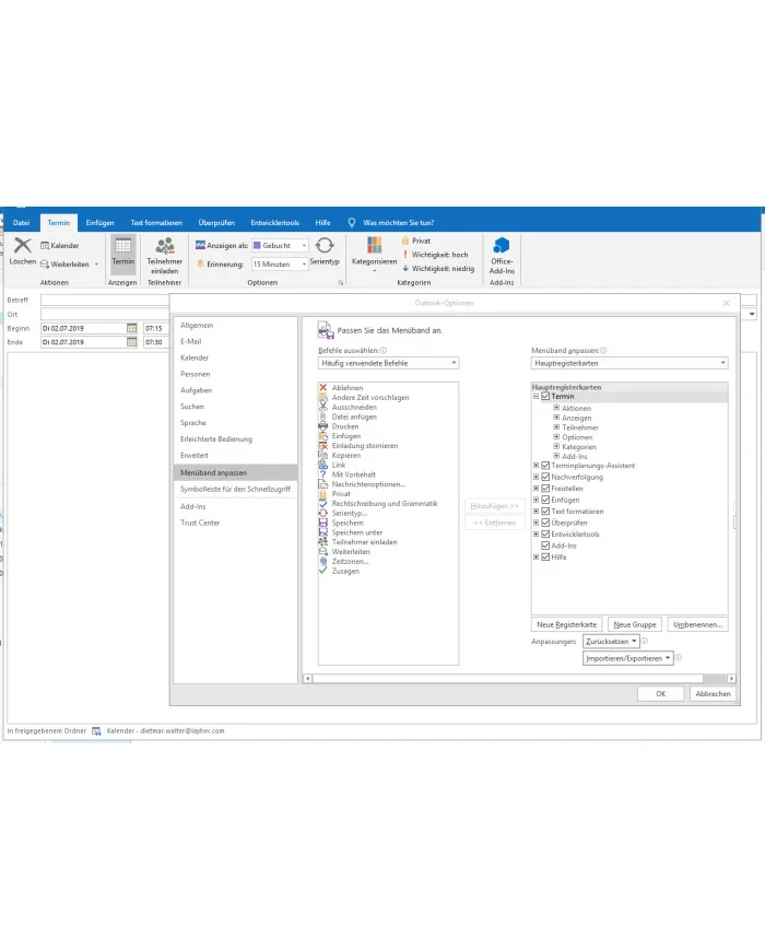 Microsoft Outlook 2019