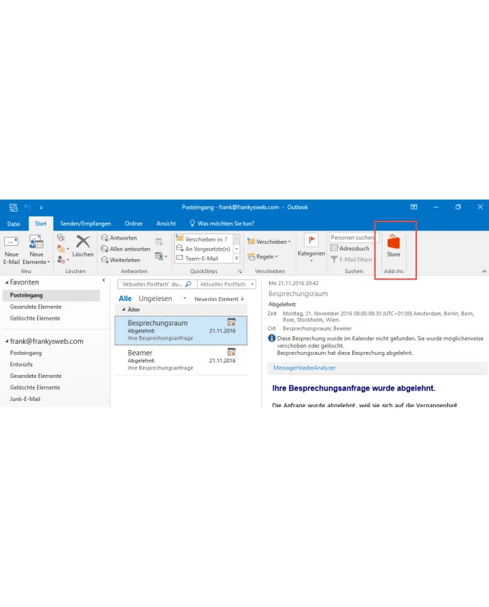 Microsoft Outlook 2016