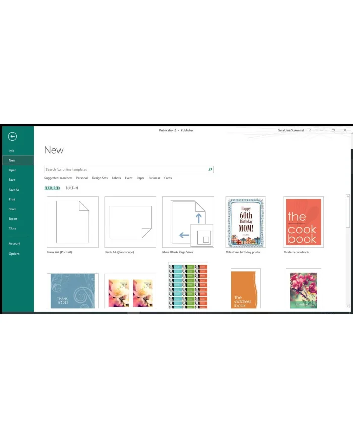 Microsoft Publisher 2016