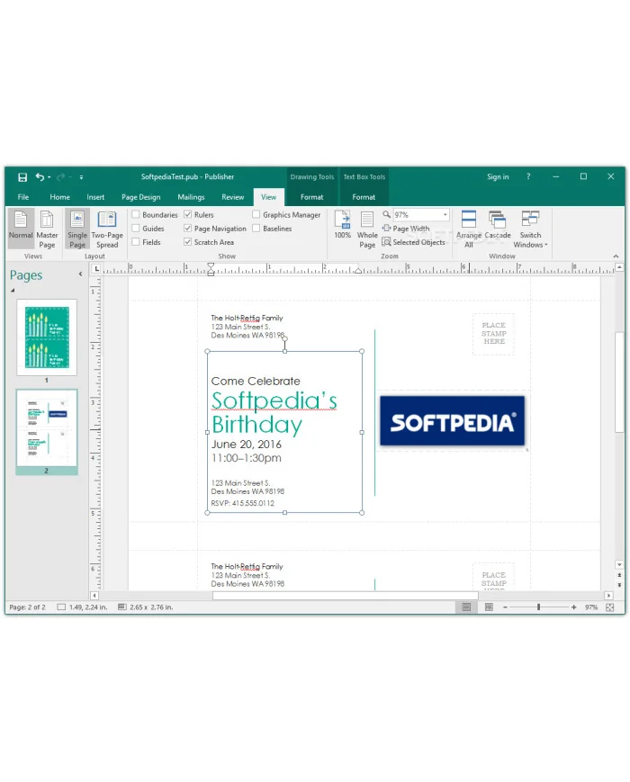 Microsoft Publisher 2016
